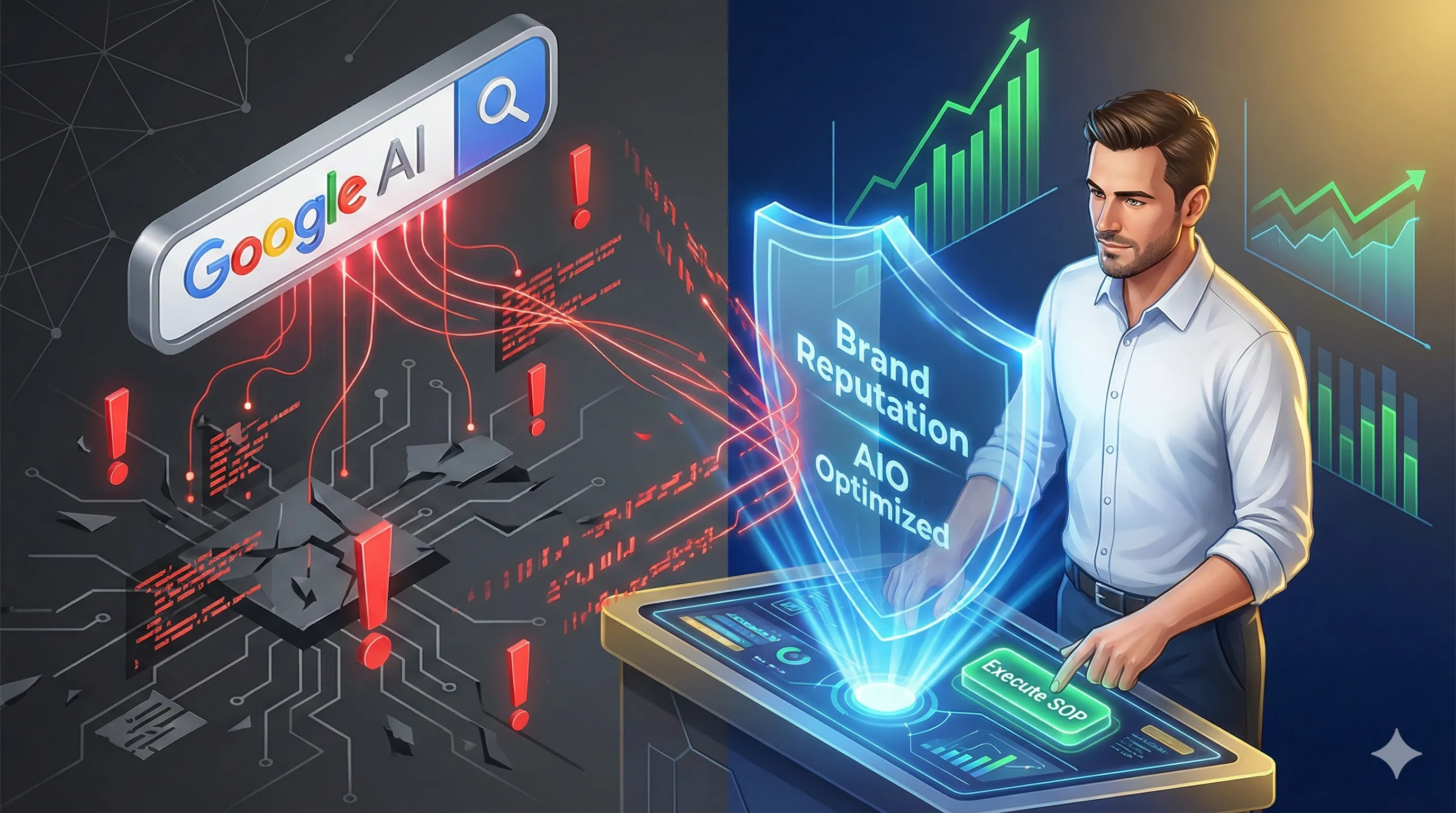 品牌危机公关：Google AI Overview 时代的声誉保卫战 —— 决策者的风控指南