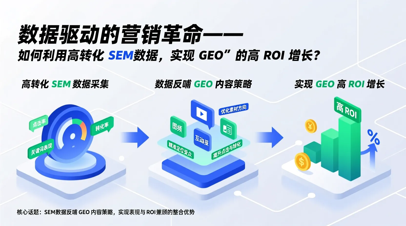 数据驱动的营销革命：如何利用高转化SEM数据实现GEO的高ROI增长